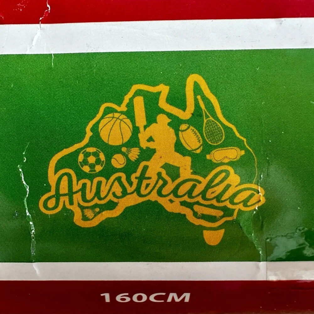 Australia Map Green & Gold Aussie Beach Towel
